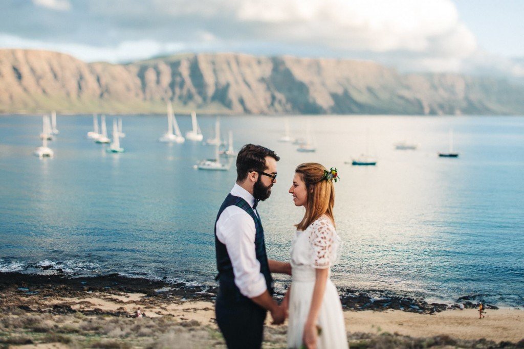 wedding photographer in lanzarote Spain